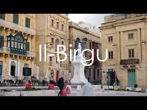 Il-Birgu Malta- 4K UHD - Virtual Trip
