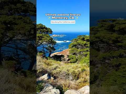 72 hours in Monterey, California 🌊🦦🌲 #monterey #visitcalifornia #itinerary