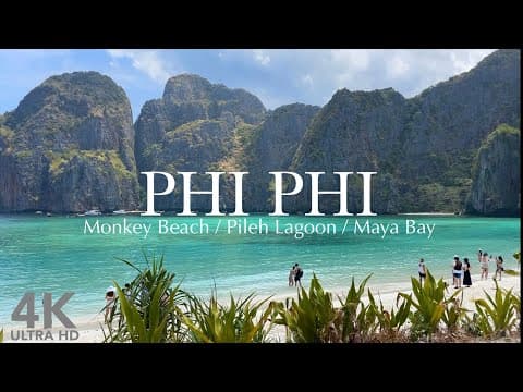 [PhiPhi island / Phuket] One of the most stunning beaches in the world. Mayabay 1day trip /4K UHD