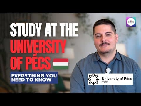 Study at the University of Pécs 🇭🇺 | Everything You Need to Know