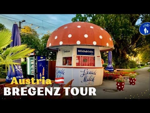 Evening Walk in Bregenz, Austria | Sunset on Lake Constance