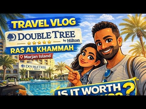 Travel vlog - Double tree By Hilton (Marjan island- Ras al khaimah)