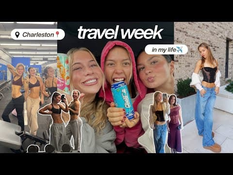 WEEK IN MY LIFE | TRAVEL VLOG CHARLESTON WITH MY FAV GYM BADDIES 