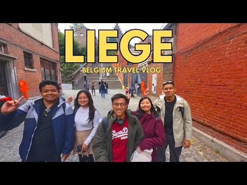 Liege Belgium travel vlog and itinerary
