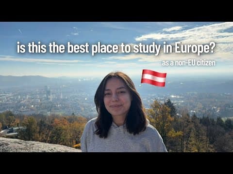 Study Week in Linz, Austria | Masters in Business Administration, Switzerland | Austria Trip ✨