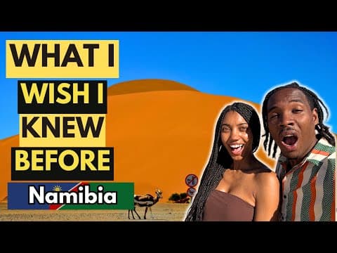 18 Tips to Know Before You Go to Namibia | Namibia Travel Guide