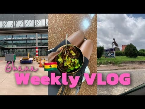 Accra to Kumasi Travel Vlog | A Week in My Life in Ghana 🇬🇭