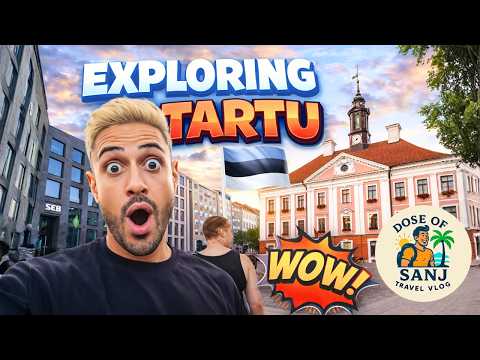 I Explore Europes Hidden Gem, TARTU ESTONIA 🇪🇪