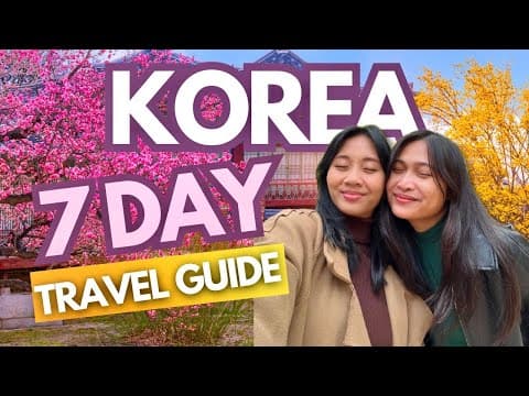 Korea 2026 Travel Guide: Best Places to Visit & Things to Do • Itinerary & Expenses • Budget Vlog