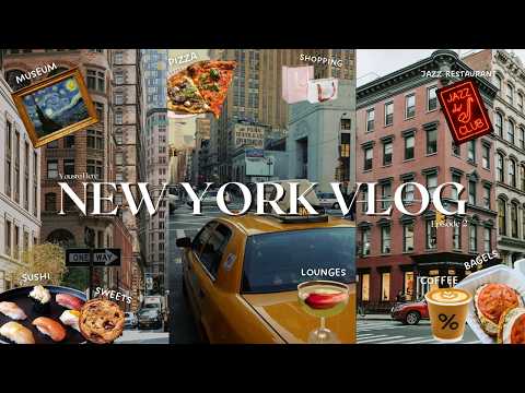 New York Travel Vlog🗽: What I Eat + Coffee Hopping, Museum, Jazz | Cozy Vlog | NYC VLOG | Ep. 2