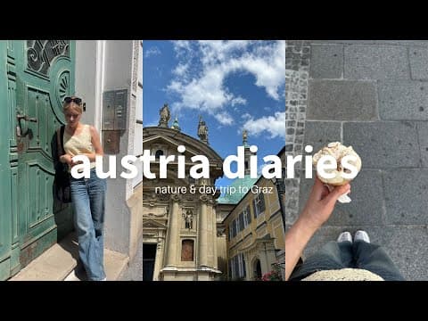 i traveled to austria | nature, day trip to Graz | calming vlog