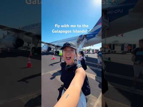 Going to the Galapagos Islands✈️ #travel #galápagos #travelvlog #galapagosislands #flywithme