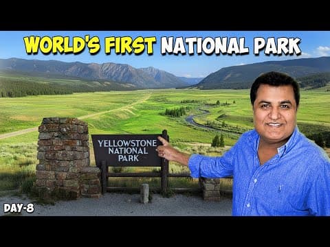 Exploring Yellowstone 🇺🇸 The World’s First National Park | Day 8