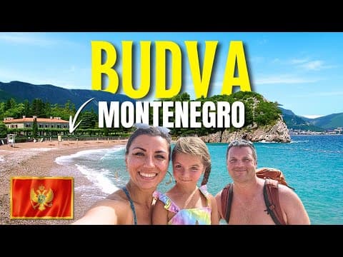 American Family FIRST TIME In BUDVA, MONTENEGRO 🏖️ | The Traveling 3 Ep. 9