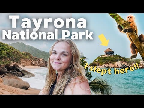 Staying 2 nights at Tayrona National Park 🐒🌴 Colombia travel vlog