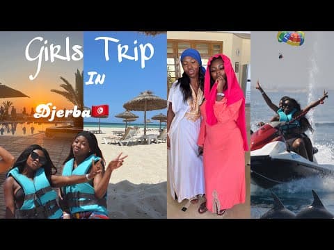 Travel vlog Tunisia 🇹🇳 : Juste 2 filles à la découverte de Djerba| détente | excursions