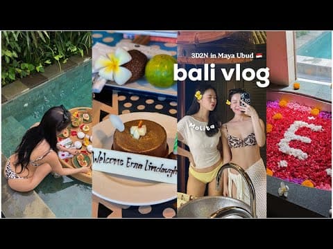 FIRST TIME IN BALI 🇮🇩🌴 floating breakfast + spa 🌺 3D2N luxury stay at Maya Ubud | Erna Limdaugh