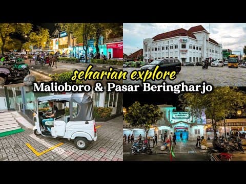 Explore Malioboro & Pasar Beringharjo Seharian | Makan Soto & Sate Bu Sum