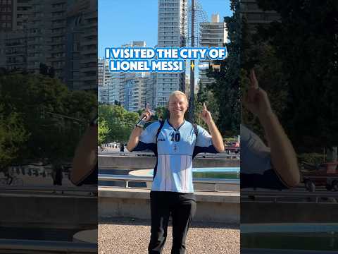Visiting The City Of Messi! 🇦🇷 #Rosario #Argentina #BuenosAires #argentino #messi #lionelmessi #🐐
