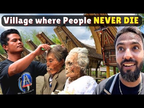 They Live with DEAD Bodies in this Town ! Toraja Indonesia