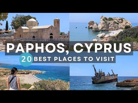 20 of the Best Places to Visit in Paphos, Cyprus - 4K Paphos Travel Guide