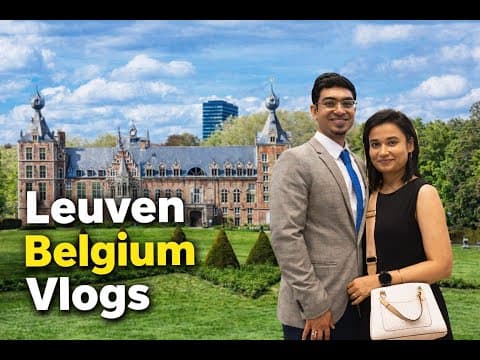 Leuven, Belgium | Bengali Travel Vlog | University City, Old Town, Hidden Gems | The Suitcase Couple
