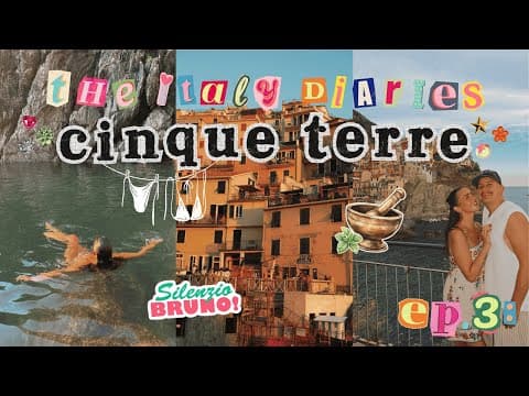 italy diaries ep. 03 ✧ cinque terre vlog | pesto class, colorful villages, & beach days