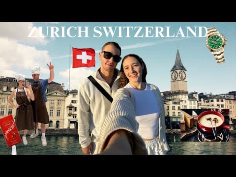 OUR FIRST TIME IN ZURICH, SWITZERLAND | Jasmin and James
