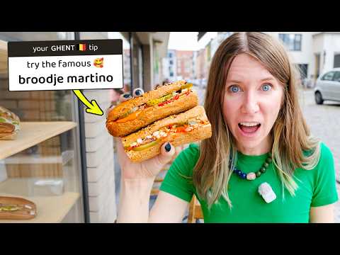 OUR *FIRST TIME!* IN GHENT, BELGIUM 🇧🇪 🤤