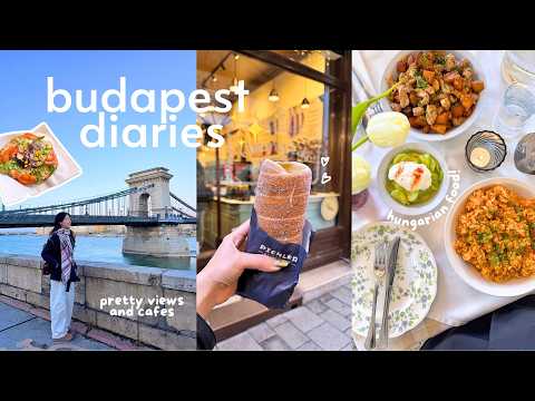 3 days in budapest 🇭🇺 river cruise, hungarian food, chimney cake, thermal baths, cafe hopping 🥐