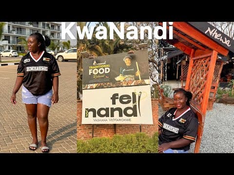 Vlog : KwaNandi Traditional Restaurant In Harare Zimbabwe 
