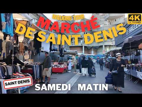 🇫🇷 Early Morning Walking tour Through Marché de Saint Denis Samedi  Paris Market Tour 2025