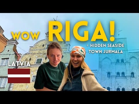 Riga & Jurmala BLEW OUR MINDS! Unexpected Beauty in Latvia 🇱🇻
