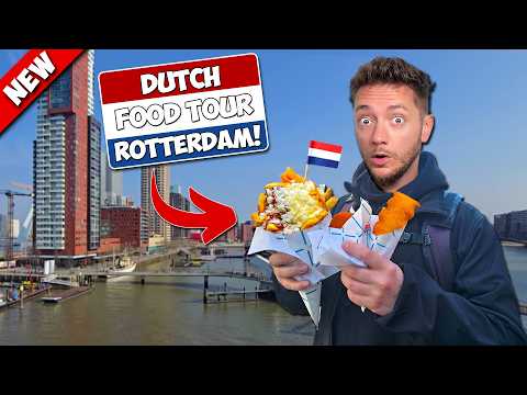 Iconic DUTCH FOOD Tour in Rotterdam, Netherlands! 🇳🇱