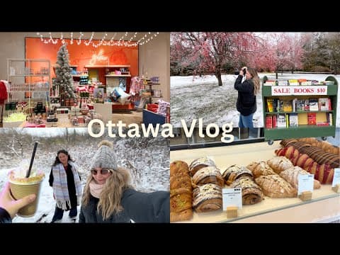 Ottawa Vlog 🎀 Shopping, cafes, photographer life