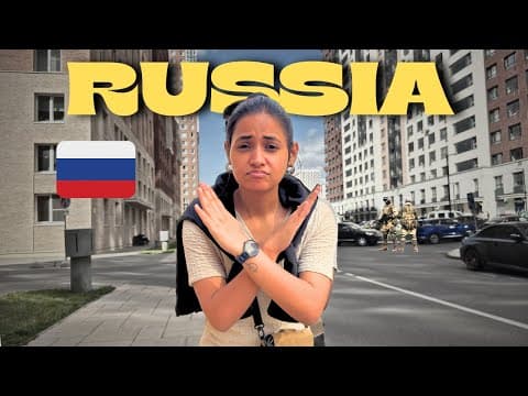 I entered the most sanctioned country in the world and almost slept outside, Russia