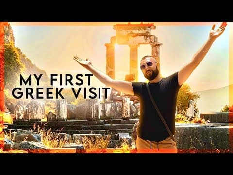 MY FIRST TIME in GREECE! (ATHENS & DELPHI) | Travel Vlog