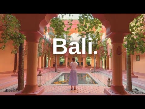 a week in BALI | exploring seminyak, canggu and ubud, everything we did and ate