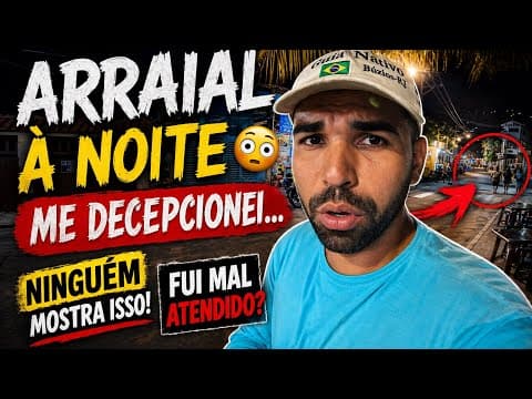 Fui conhecer Arraial do Cabo à noite e NÃO esperava por isso