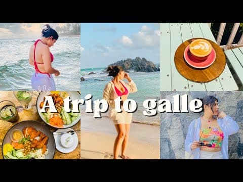 අපේ Galle trip එක 🌊💗| මගේ 1st YouTube video එක | A trip to Galle 🇱🇰| My 1st YouTube video