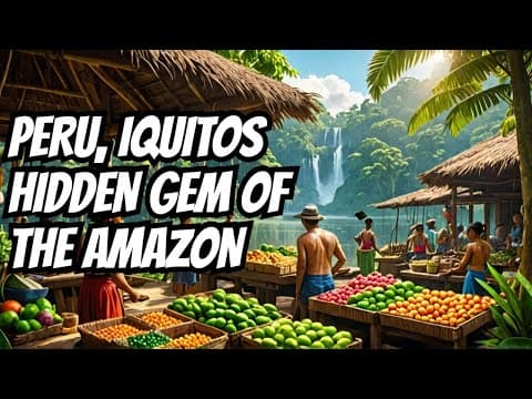 Explore Iquitos, Peru, a hidden gem in the heart of the Amazon!