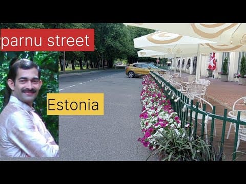 "parnu street walk @ Estonia #travel vlogs