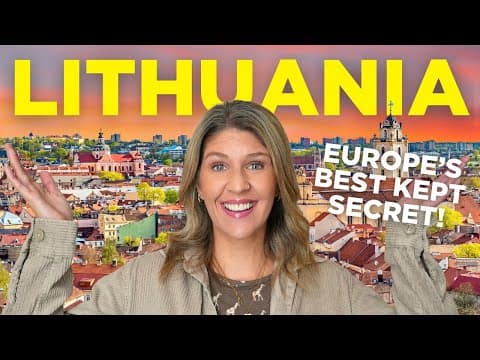 Vilnius, Lithuania OVERWHELMED Us! - Americans First Visit To Lithuania