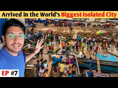 First Impression of World's Largest City Unreachable by Road 😱 (Iquitos)