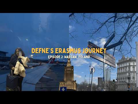 Erasmus Journey Ep.2 | 48 Hours in Warsaw Before Moving to Białystok