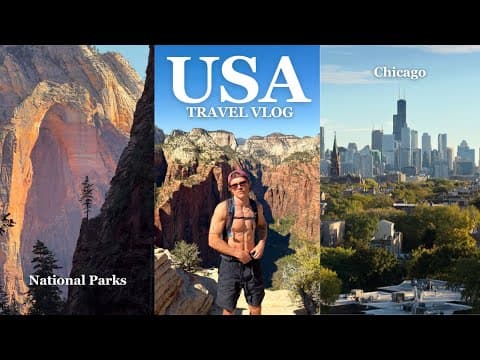 America vlog | Exploring Zion National Park, Utah & Chicago