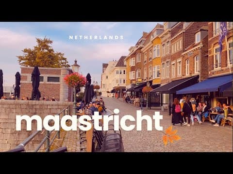 Is Maastricht the Most Charming City in the Netherlands? 🇳🇱 Autumn Travel Silent Vlog 🍂 pt. 3