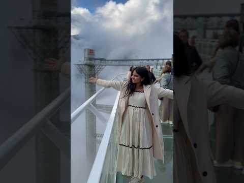 Minivlog#516 😳Unga yarukellam height phobia iruku?!Hong May glass bridge,Sapa #vietnam #sapa #yt
