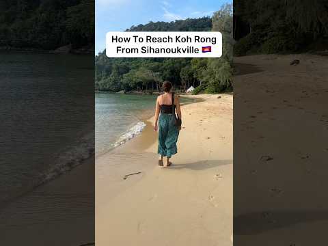 Travel tips for getting to the Koh Rong Islands in Cambodia 🇰🇭 #travel #traveltips #cambodia