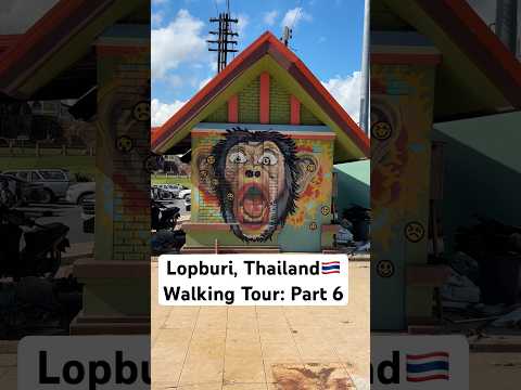 Take a walk through Lopburi, Thailand!🇹🇭 #thailandtravel #thailand #lopburi